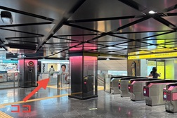 東京メトロ銀座店【2025年9月1日OPEN】 アクセス 1：数奇屋橋交差点改札よりご案内します。左手に当店が見えます。