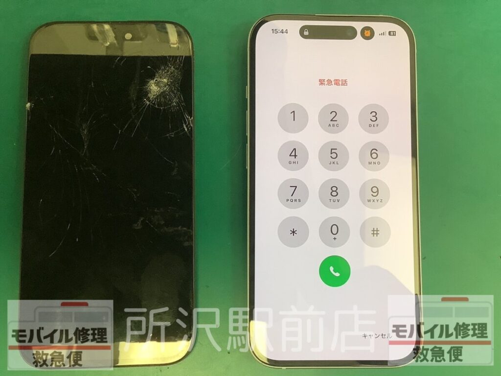 所沢でiPhone15の液晶交換
